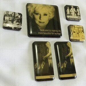 Six Mary Kay Cosmetics commemorative magnets